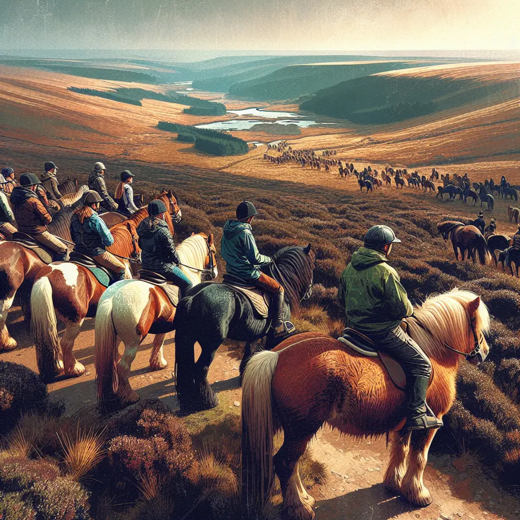 Group Fun with Exmoor Ponies - Adventure Awaits