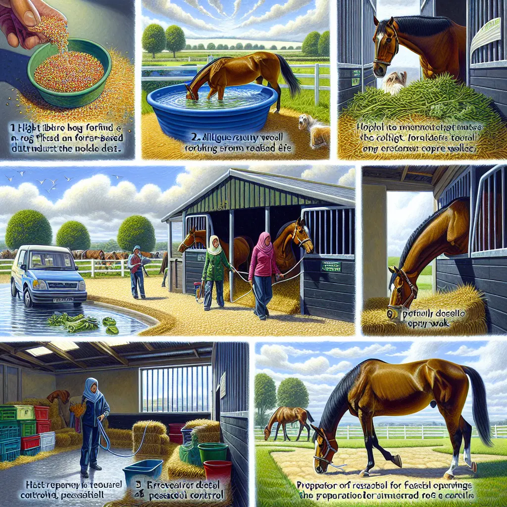 Managing Colic During Box Rest: Horse on box rest