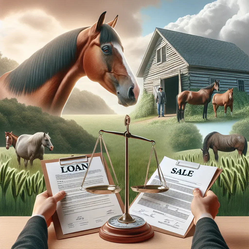 Exploring the Emotional Dilemma: Rider preparing for a show