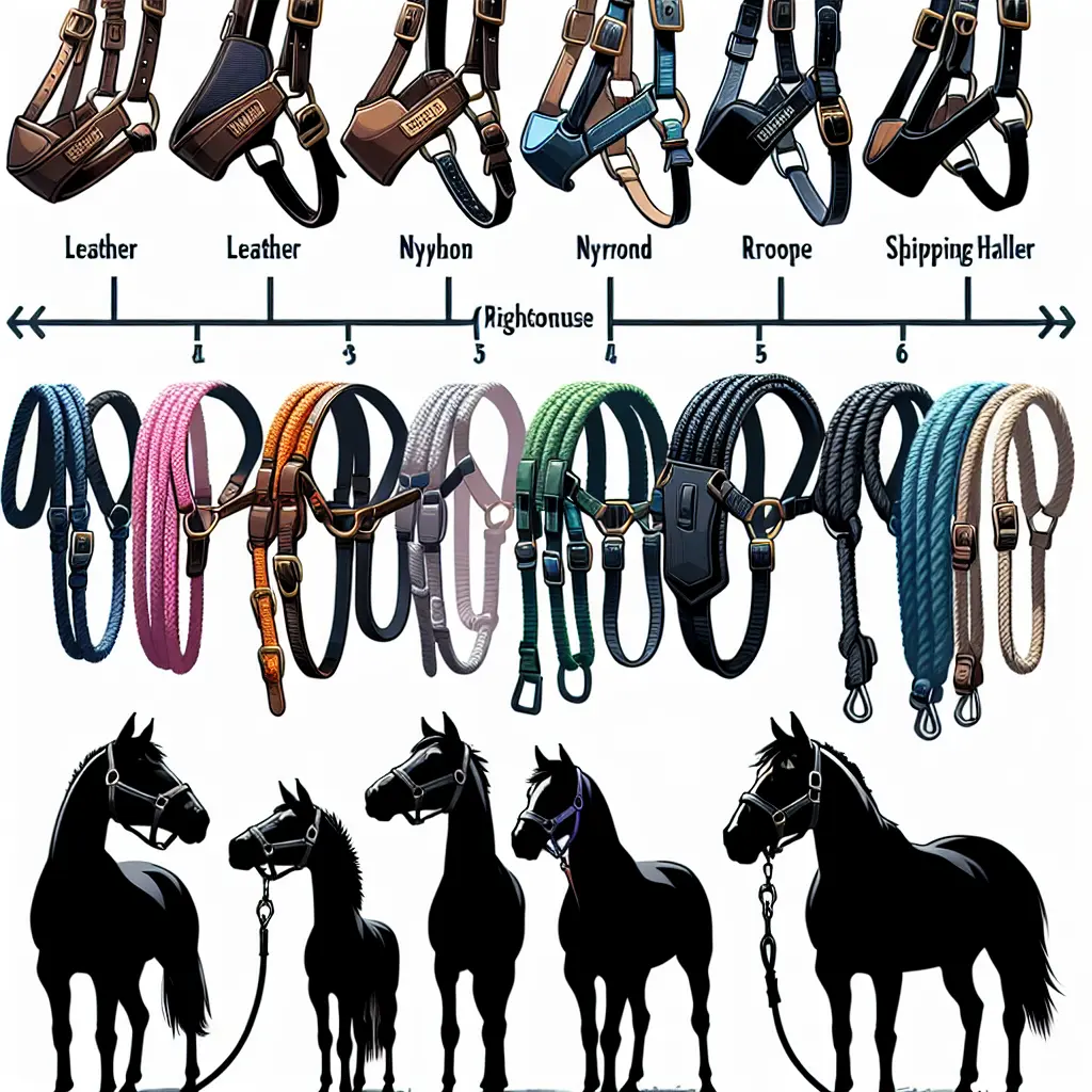 Understanding Different Types of Horse Halters: How to Choose the Right One for Your Sensitive Horse - Nylon Halter