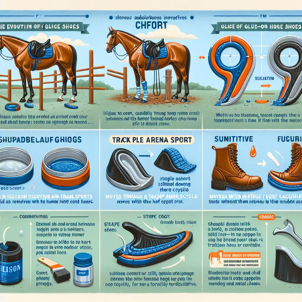 Glue-On Horse Shoes - Equine care with glue-on shoes
