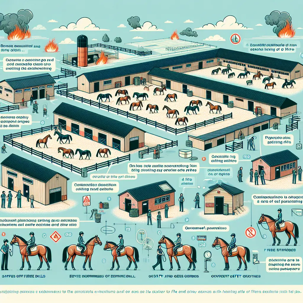 The Importance of Regular Fire Drills in Keeping Equestrian Facilities Safe - horse riders practicing