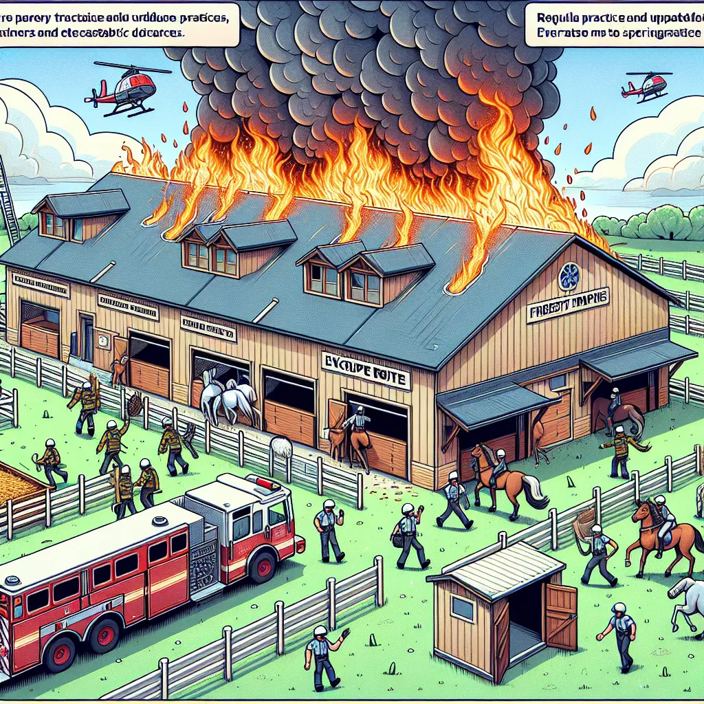 The Importance of Regular Fire Drills in Keeping Equestrian Facilities Safe - fire alarm system