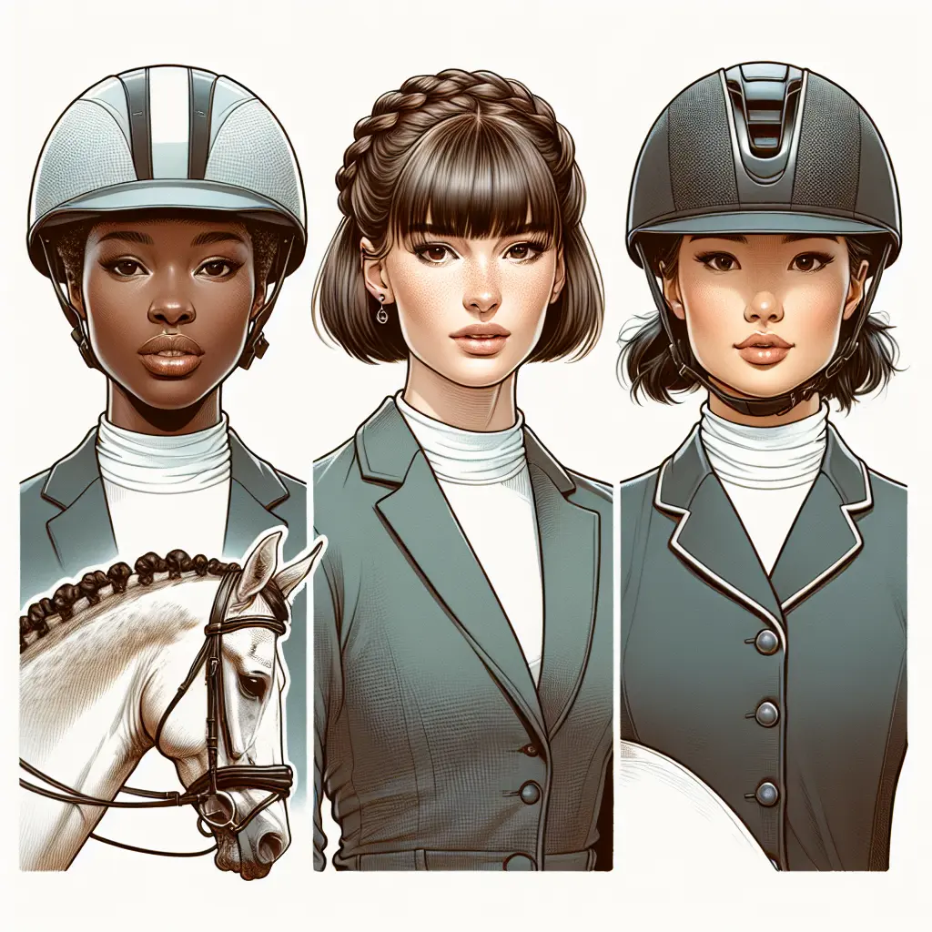 Managing Equestrian Style: Tips for Riders with Bob Hairstyles - Hair Nets
