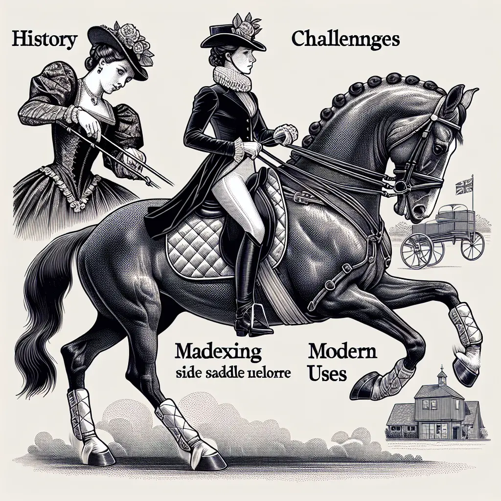 Woman Riding Side Saddle