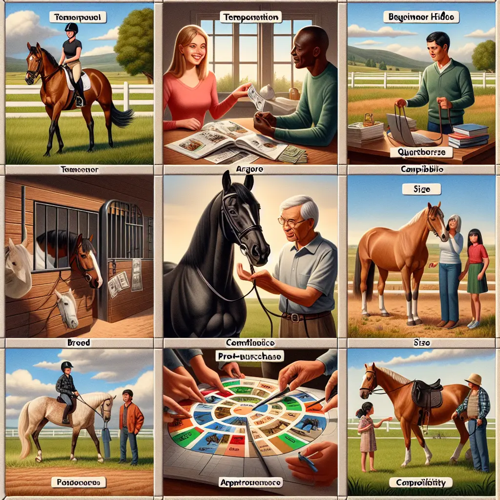 Deciding to Buy a Horse: Age and Experience
