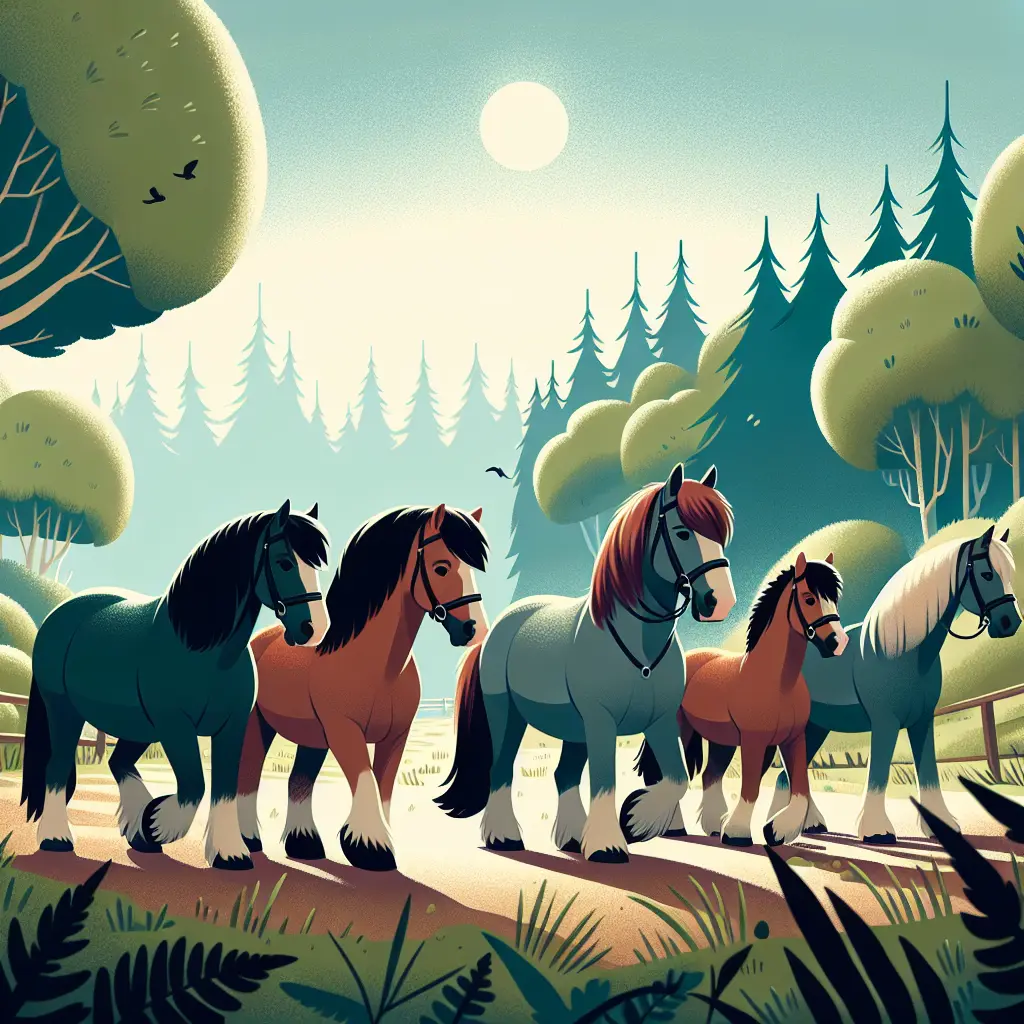 Is Your Height Just Right - New Forest pony in natural surroundings