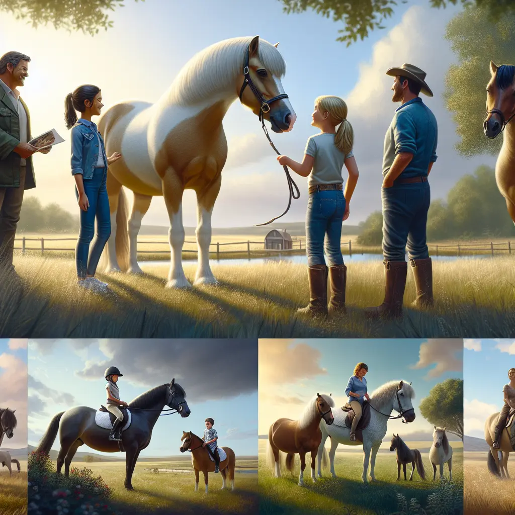 Is Your Height Just Right - People riding New Forest ponies