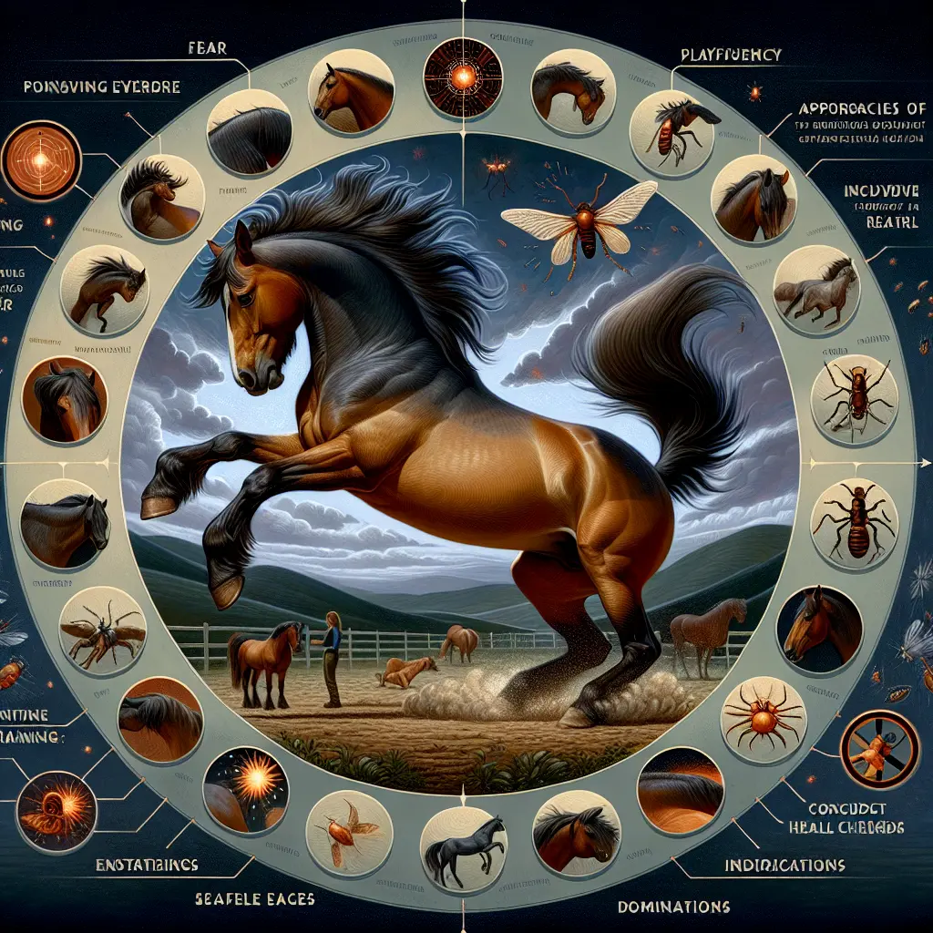 Understanding Equine Kicks - Horses Playing