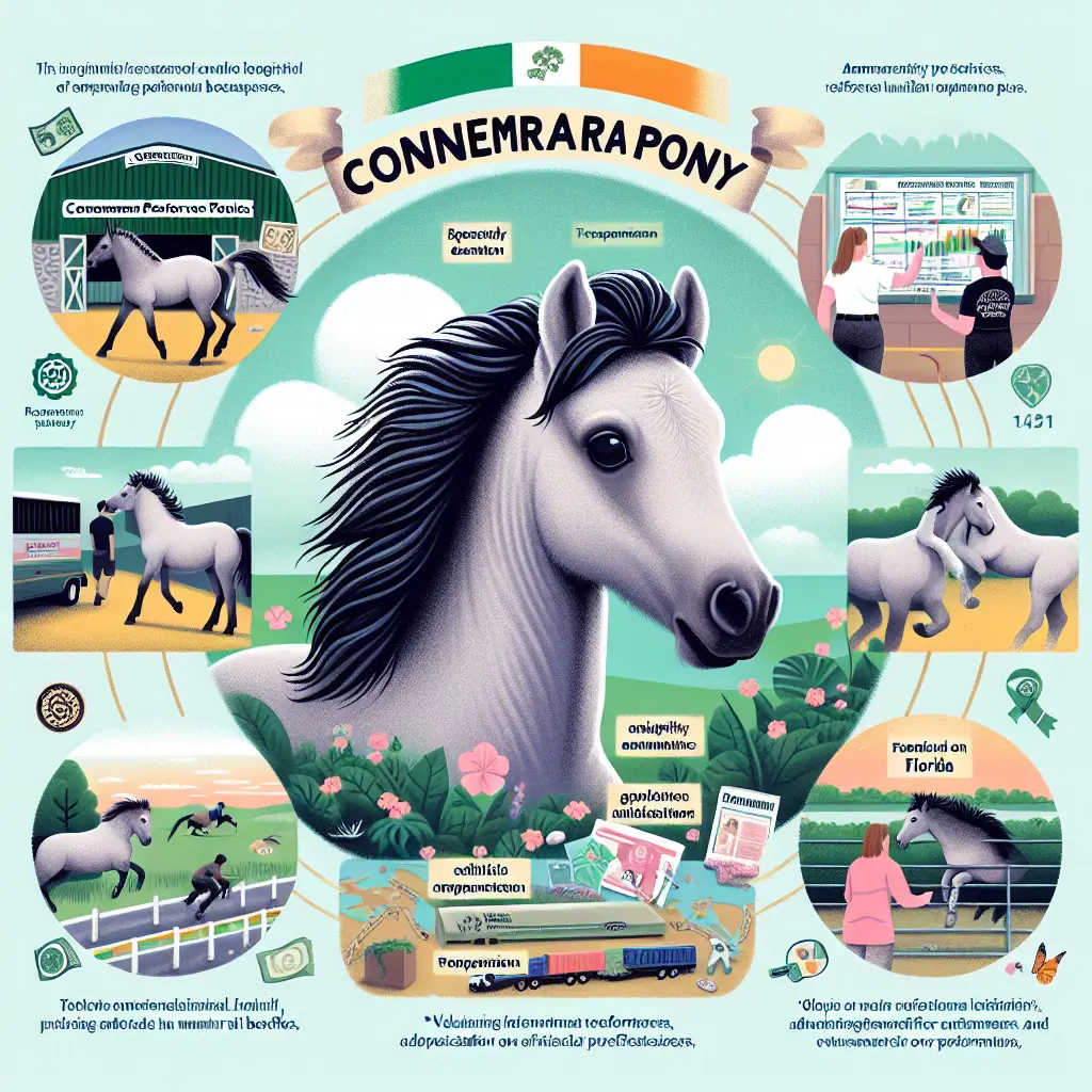 Pony being prepared for transportation on the road. Click to visit Just Horse Riders