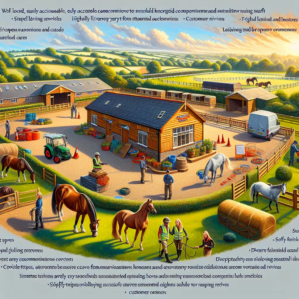Finding the Perfect Livery Yard - Proximity and Accessibility