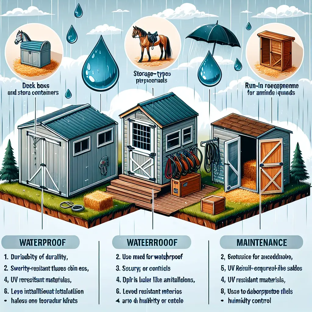 Durable Sheds for Equestrian Storage