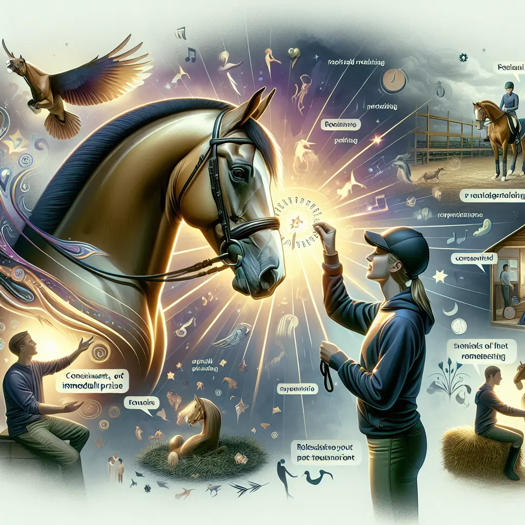 The Power of Verbal Praise: Strengthening Horse and Rider Communication - Joyful interaction with horse