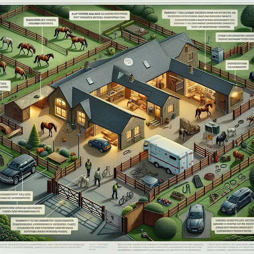 Lighting and Alarm Systems for Horse Yards