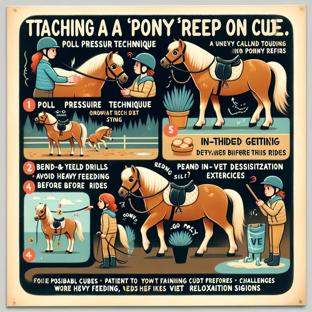Training Your Pony to Relieve Before Riding - Designated relief area