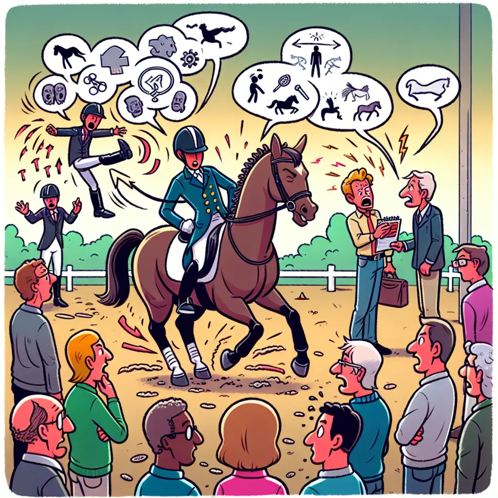 Behind the Controversy: Exploring the Impact and Influence of 'Dressage Hub' in the Equestrian Community - Rider and horse in dressage