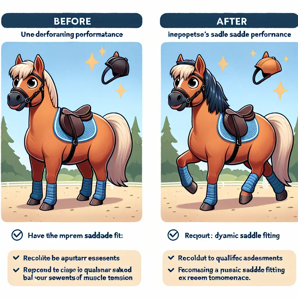 Dynamic fit saddles for equestrian welfare