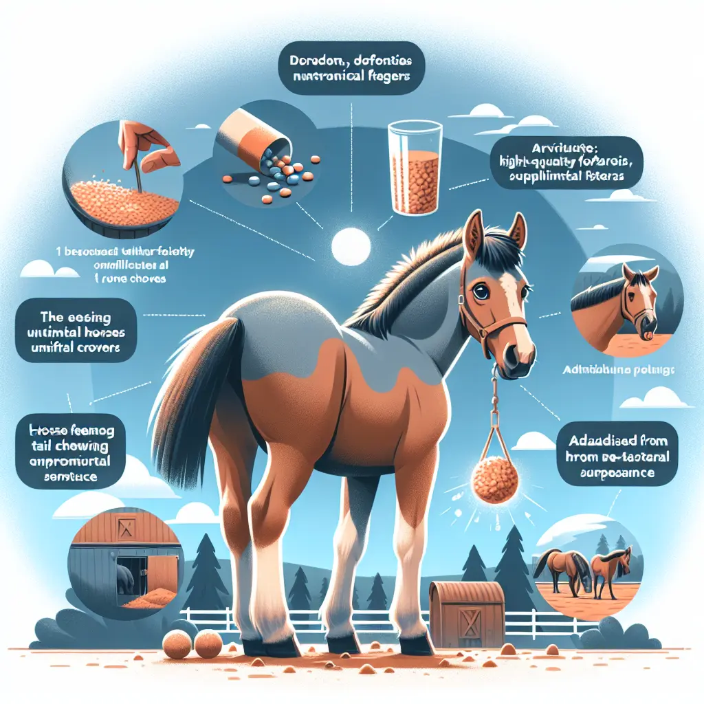 How to Protect Your Horse Rugs from Tail Chewing - Environmental Enrichment