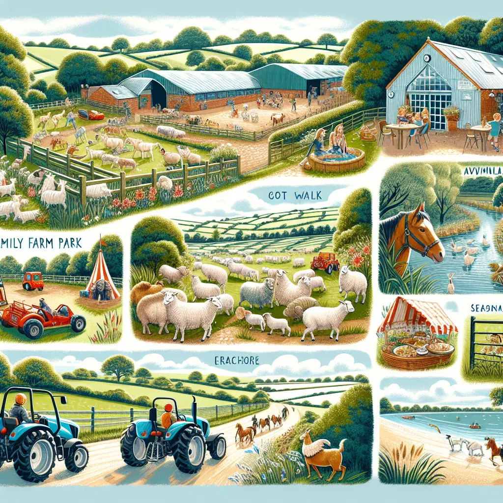 Exploring Scenic Farm Rides in South Lincolnshire: Image of farm activities