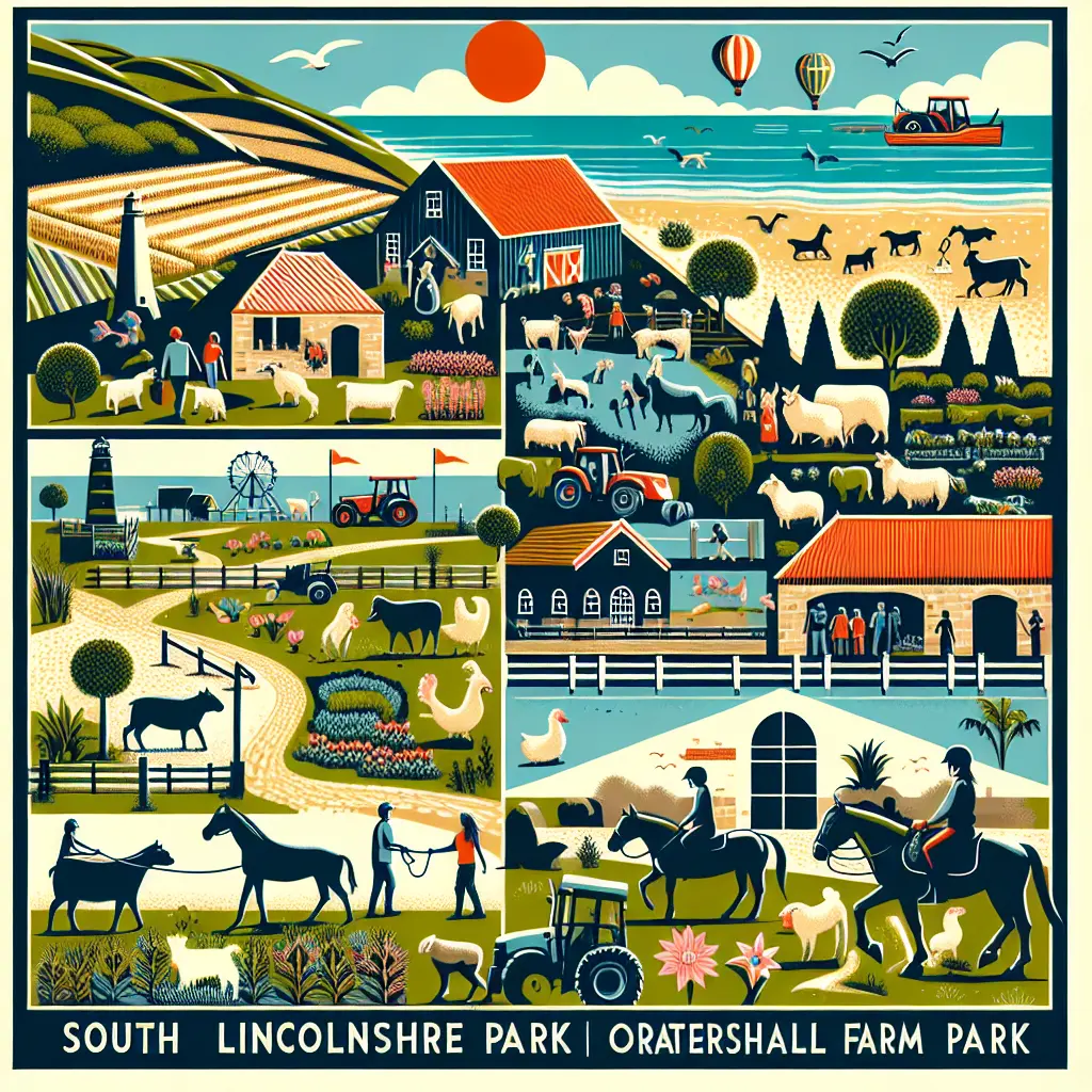 Exploring Scenic Farm Rides in South Lincolnshire: Image of farm animals