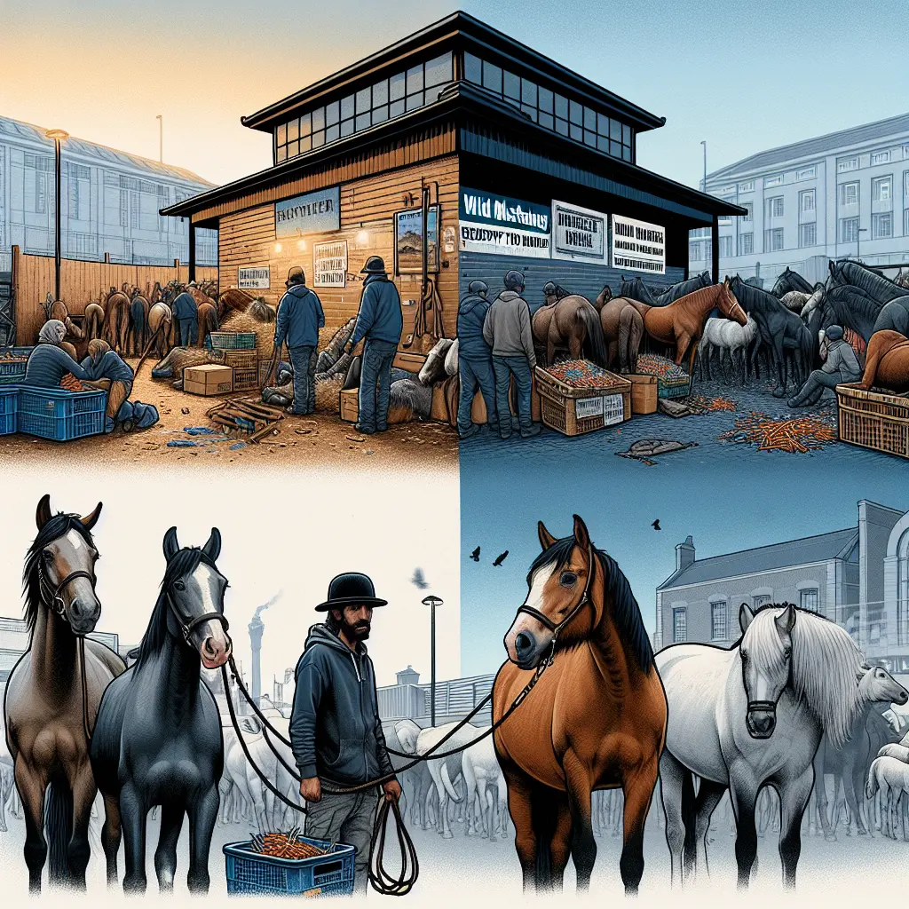 Exploring the Unregulated World of Horse Trade: Lessons from BBC Radio 4's 'A Wild Ride' - horses grazing at sunrise
