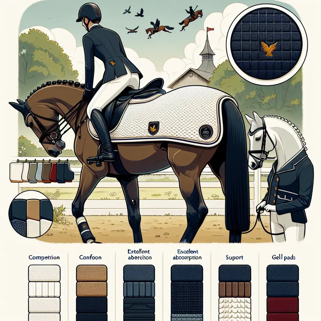 Choosing the Perfect Dressage Saddlecloth