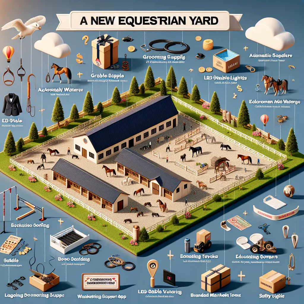 Software and tools for efficient equestrian yard management