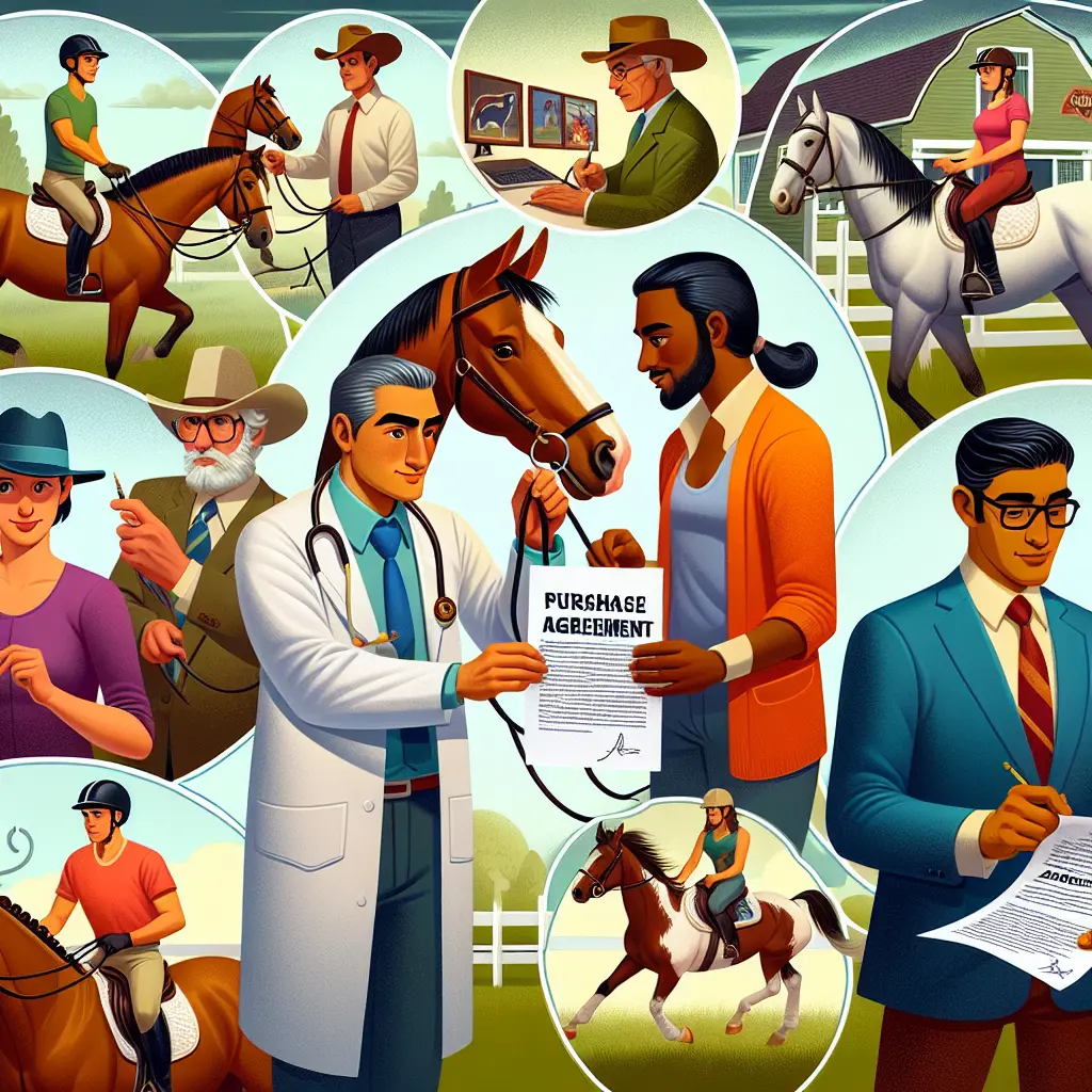 Buying a horse with experts