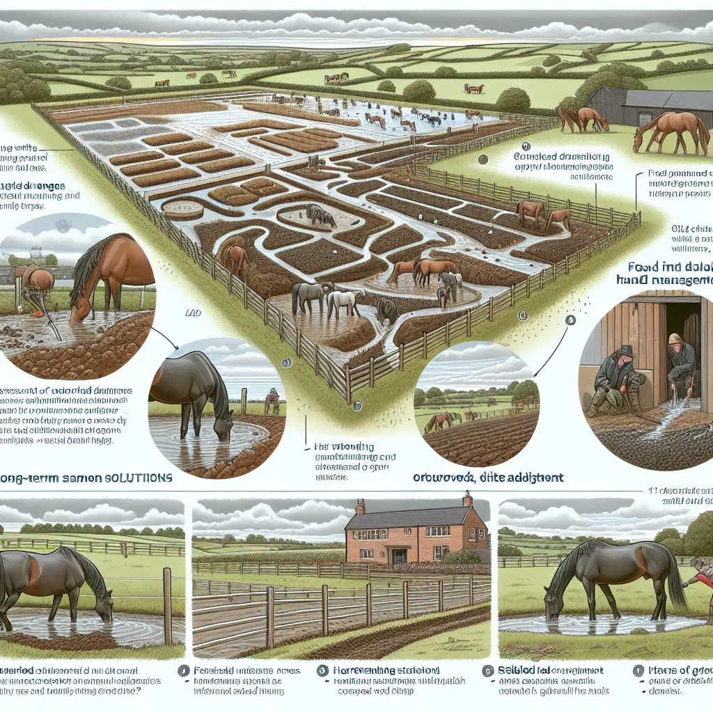 Managing Waterlogged Fields: Strategies and Tips for Horse Owners Facing Early Winter Challenges - Enhancing Drainage