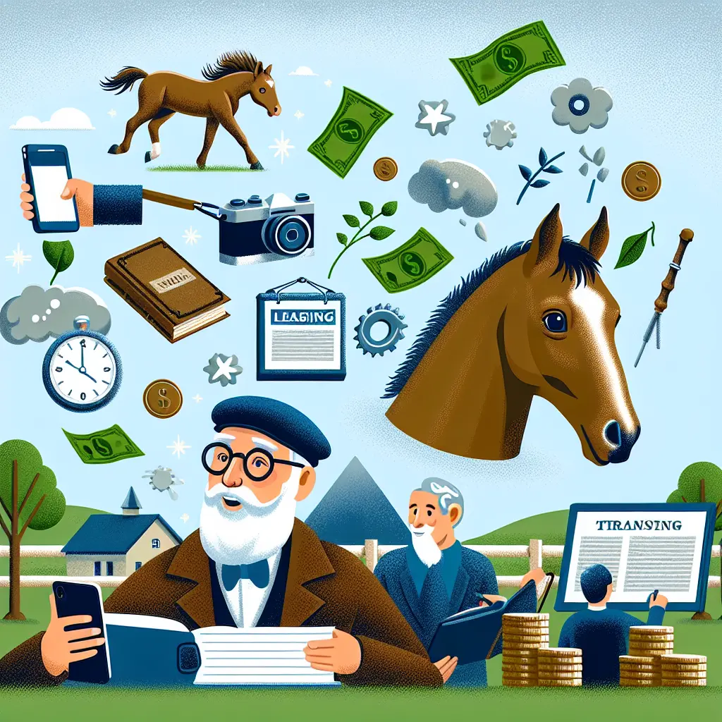 Exploring the Trend of Inexperienced Influencers Purchasing Young Horses: Image showing a horse in training