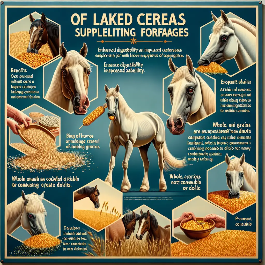Exploring the Benefits and Drawbacks of Flaked Cereals in Horse Diets - Digestibility