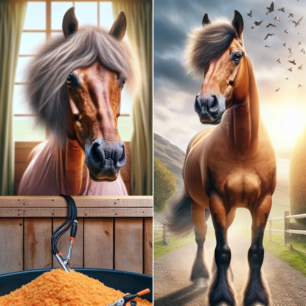 Understanding Equine Lethargy During Coat Changes and horse relaxation