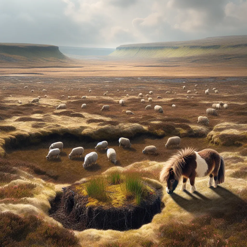 Shetland Ponies in the Peak District