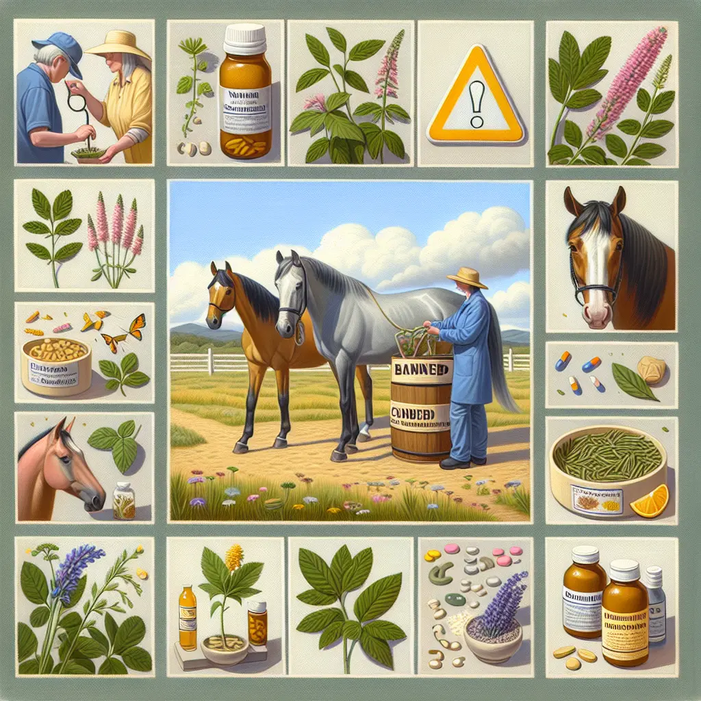 Exploring Natural Calming Solutions for Horses: Horse grazing in a serene field