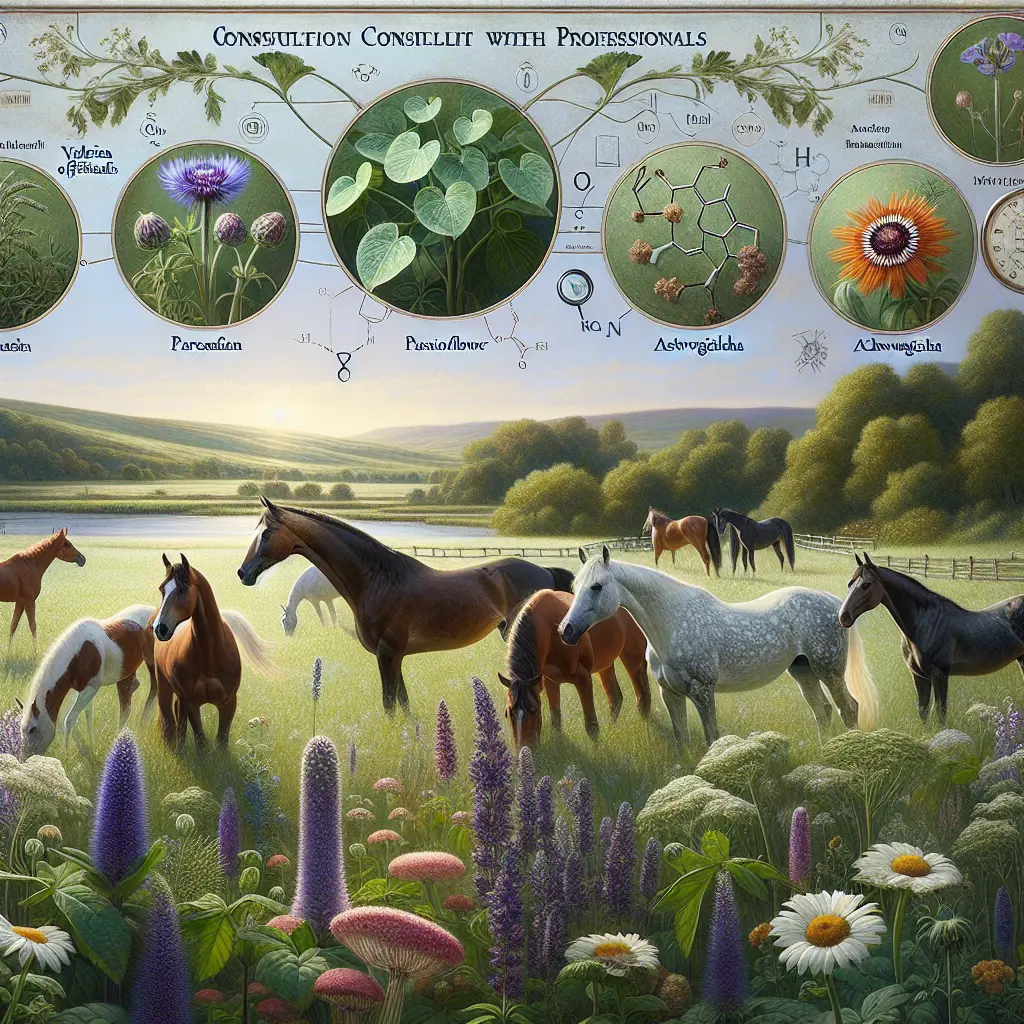 Exploring Natural Calming Solutions for Horses: Consultation with veterinarian