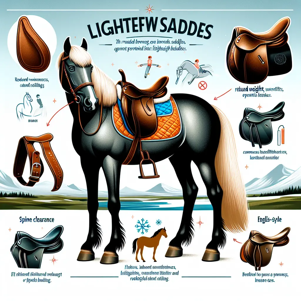 Exploring the Pros and Cons of Lightweight Saddles for Icelandic Horses - Traditional Leather Saddle
