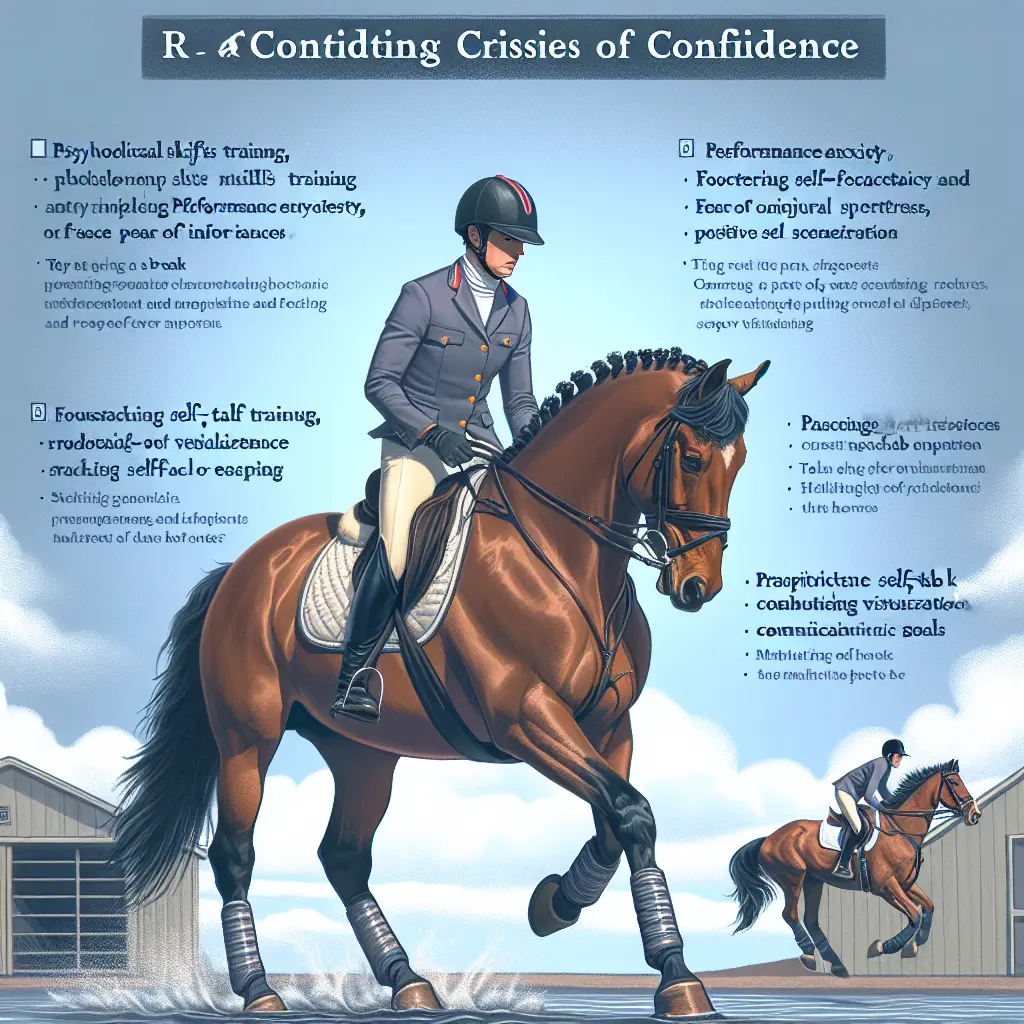 Overcoming Confidence Crises in Equestrian Competitions: Rider's mental resilience