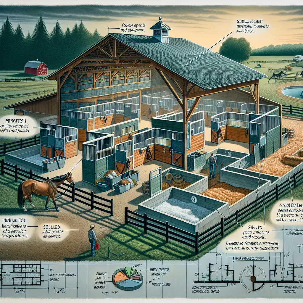 Transforming Agricultural Barn Bays into Functional and Stylish Stables: barn structure