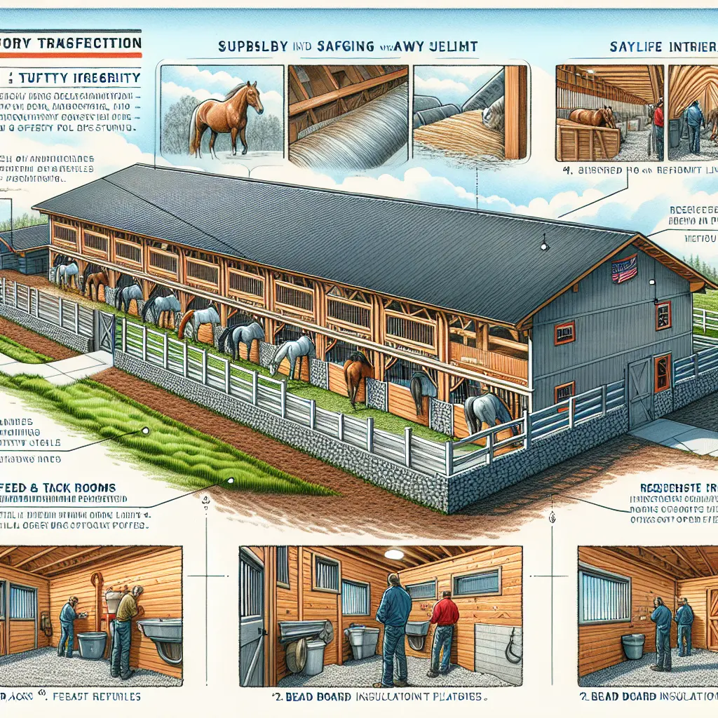Transforming Agricultural Barn Bays into Functional and Stylish Stables: feed and tack room