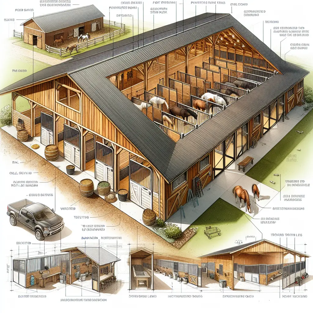 Transforming Agricultural Barn Bays into Functional and Stylish Stables: completed stable