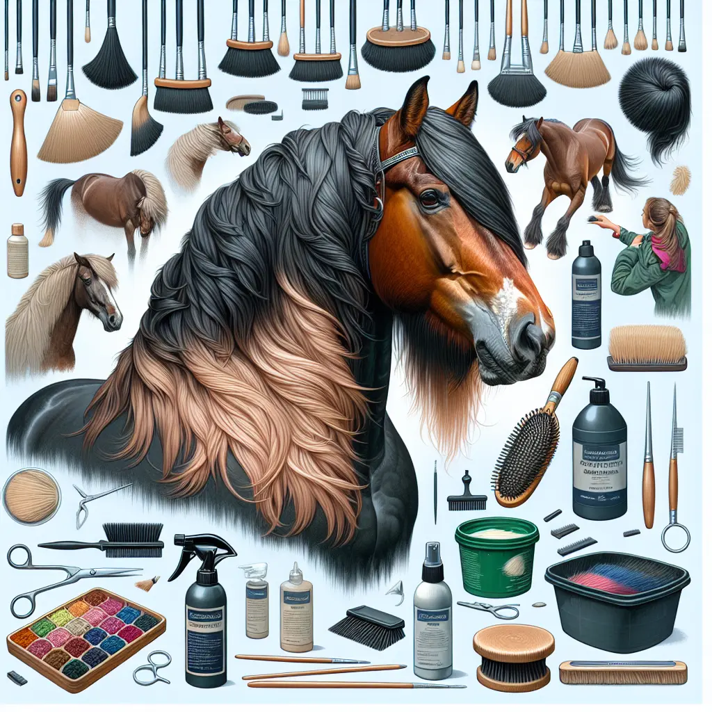 Grooming Techniques for Welsh Cobs - Beautiful Welsh Cob horse