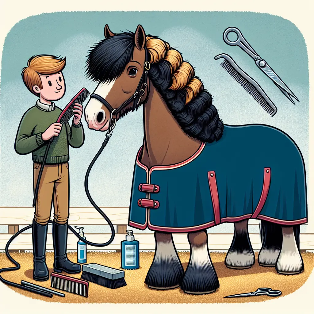 Grooming Techniques for Welsh Cobs - Show-ready Welsh Cob