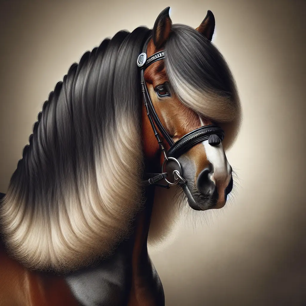 Grooming Techniques for Welsh Cobs - An elegant Welsh Cob ready for show