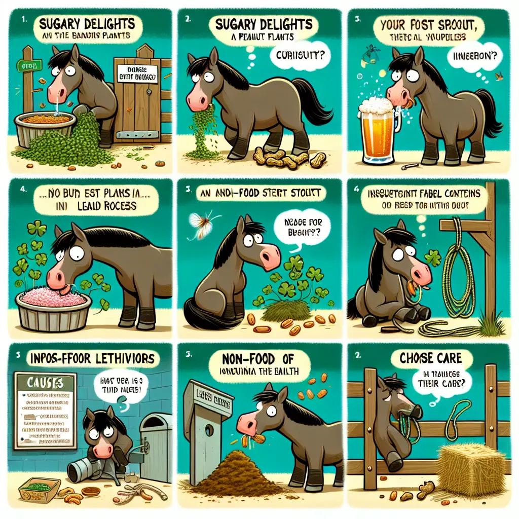 Horse chewing on a wooden fence