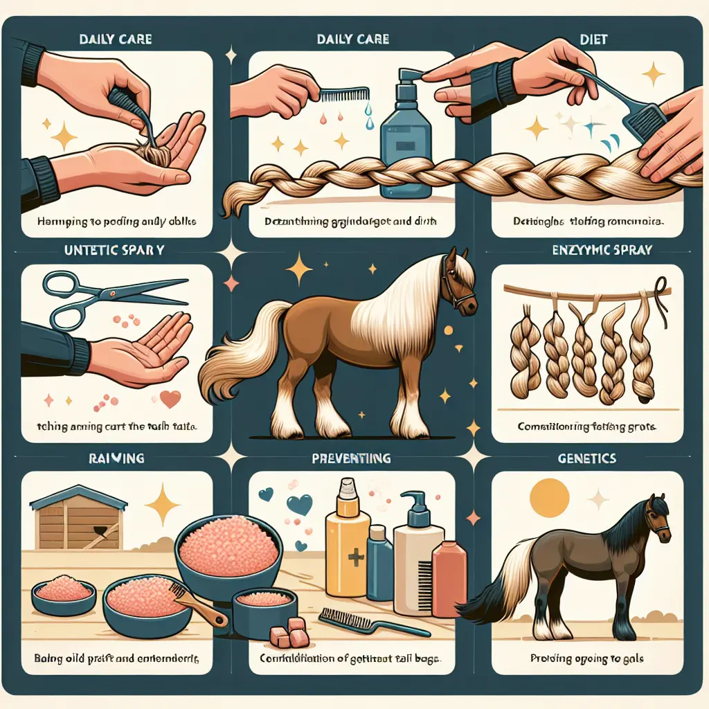 Daily Care and Detangling - Tips for Managing a Thick Cob Tail