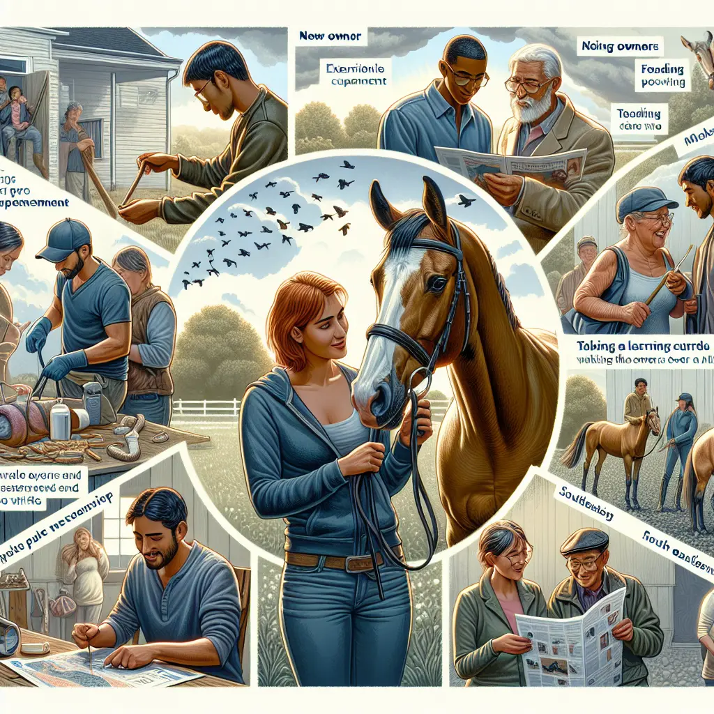 Navigating New Horse Ownership: Challenges and Lessons Learned - Horse in a Paddock