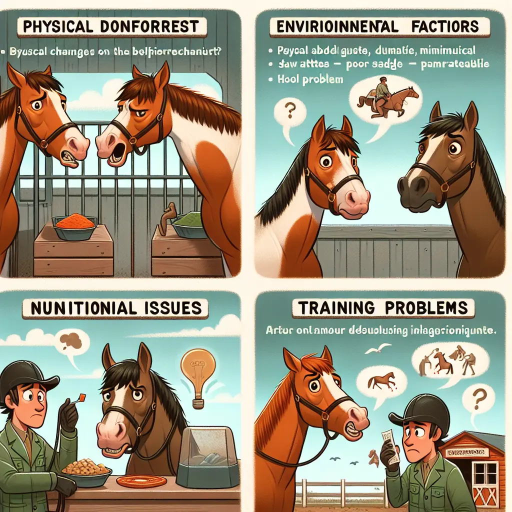 Understanding and Addressing Behavioral Changes in Horses: Horse with Saddle