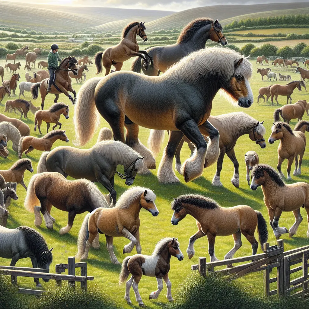 Understanding the Growth Potential of Connemara Ponies - Mature Connemara in action