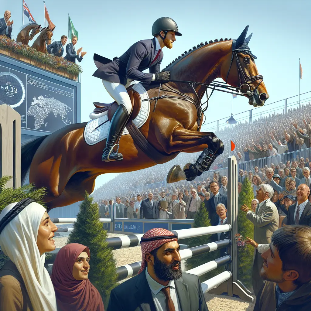 Exploring the Joys and Challenges of Equestrian Competitions: A rider showcases their skills