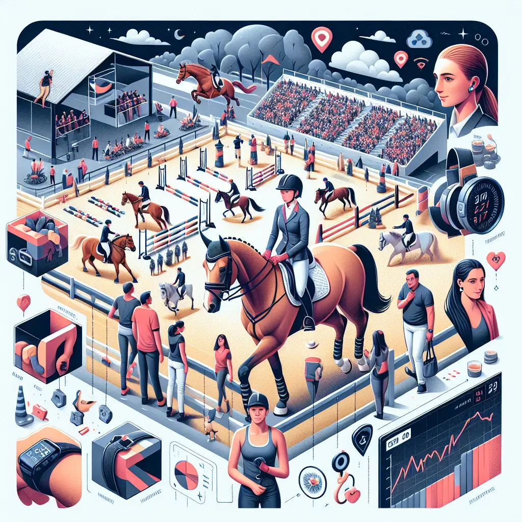 Exploring the Joys and Challenges of Equestrian Competitions: Rider following safety protocols